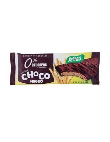 BARRITAS DE CEREALES chocolate negro 6ud. SANTIVERI