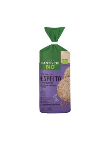 TORTITAS ESPELTA QUINOA 100gr. BIO SANTIVERI