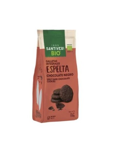 GALLETAS ESPELTA chocolate 150gr. BIO SANTIVERI