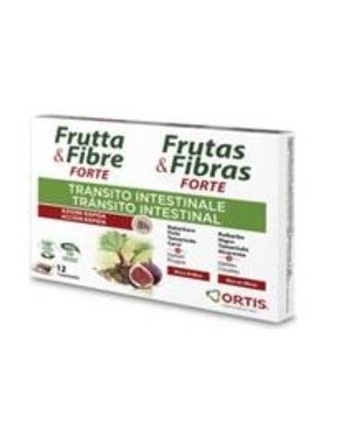 FRUTAS Y FIBRAS FORTE 12cubitos ORTIS