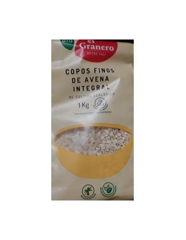 COPOS DE AVENA SUAVES integral 1kg. BIO EL GRANERO