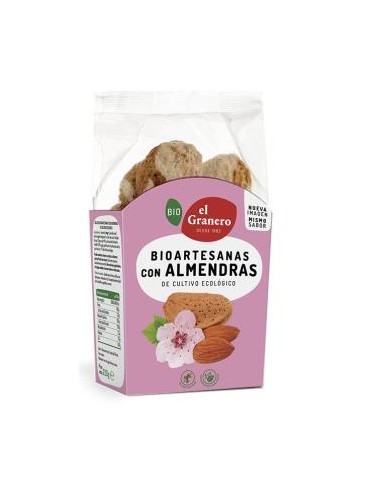 GALLETAS ARTESANAS con almendra 220gr. BIO EL GRANERO