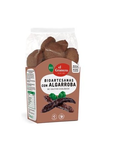 GALLETAS ARTESANAS con algarroba 220gr. BIO EL GRANERO