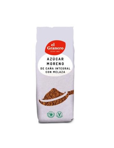 AZUCAR MORENO DE CAÑA integral con melaza 1kg. EL GRANERO