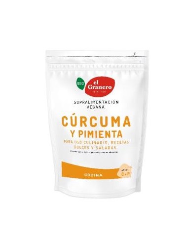 CURCUMA Y PIMIENTA superalimento BIO 200gr. EL GRANERO