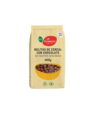 BOLITAS DE CEREALES con chocolate 300gr. BIO EL GRANERO