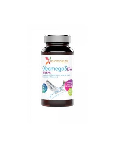 OLEOMEGA 3 EPA 46% 30perlas MUNDONATURAL