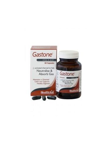 GASTONE (carbon puro) 260mg. 60cap. HEALTH AID