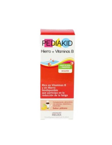 PEDIAKID hierro-vit.B jarabe 125ml. INELDEA