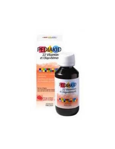 PEDIAKID 22 vitaminas-oligoelementos jarabe 125ml. INELDEA