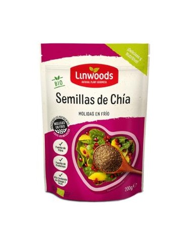 SEMILLAS DE CHIA molidas 200gr. BIO LINWOODS