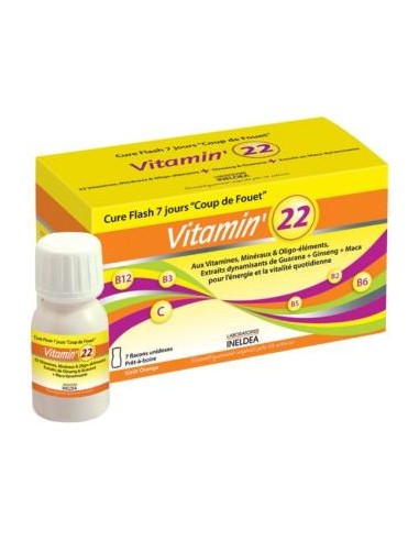 VITAMIN 22 tratamiento choque 7amp.beb. INELDEA