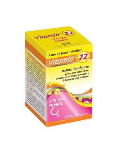 VITAMIN 22 vitaminas-olig-plantas mujer 60cap. INELDEA