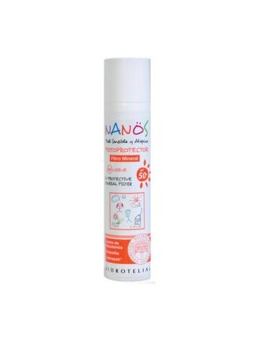 NANOS FOTOPROTECTOR FILTRO MINERAL fps 50+ 100ml HIDROTELIAL