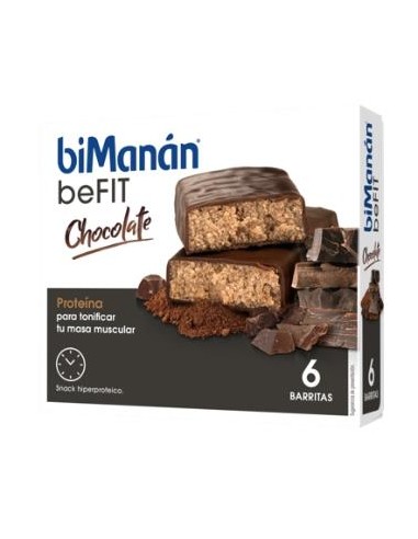 BMN PRO barritas sabor chocolate 6uds.**** BIMANAN