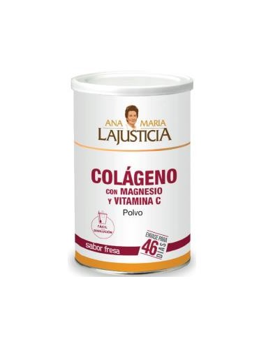 COLAGENO con MAGNESIO + VIT. C sabor fresa 350gr. ANA MARIA LAJUSTICIA