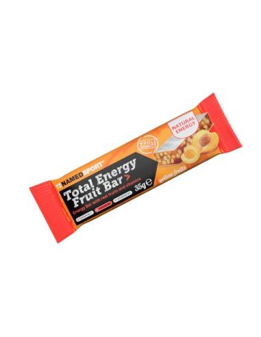 TOTAL ENERGY FRUIT BAR Yelow Fruit barritas 25uds. NAMED SPORT