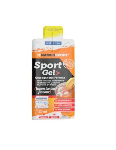 SPORT GEL Lemon Ice Tea 32geles. NAMED SPORT