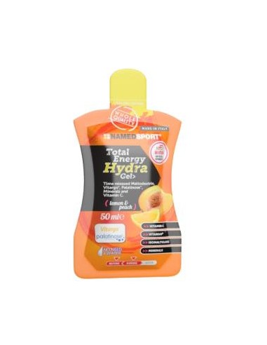 TOTAL ENERGY HYDRA GEL Lemon-Peach 32geles. NAMED SPORT