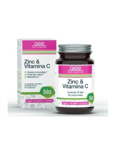 ZINC+VITAMINA C 60comp. BIO VEGAN GSE