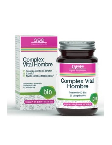 COMPLEX VITAL HOMBRE 60comp. BIO VEGAN GSE