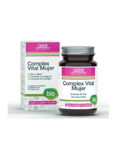 COMPLEX VITAL MUJER 60comp. BIO VEGAN GSE