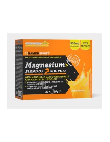 MAGNESIUM BLEND OF 2 SOURCES 20sbrs. NAMED SPORT