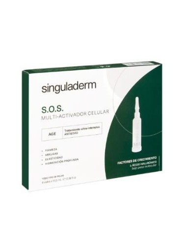 S.O.S. AGE 4 VIALES DE 10,5ml SINGULADERM