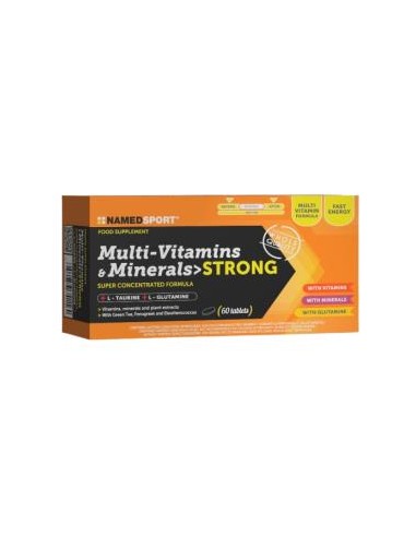 MULTI VITAMINS-MINERALS STRONG 60comp. NAMED SPORT