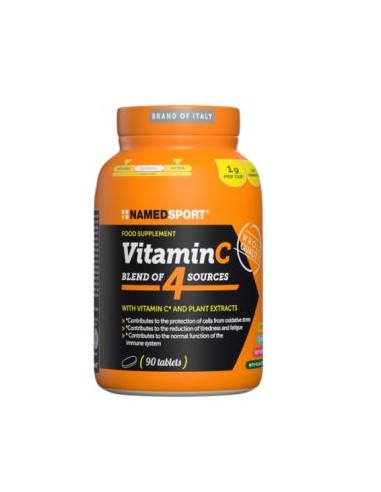 VITAMINA C 4 Natural Blend 90comp. NAMED SPORT