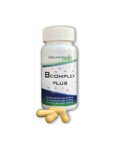 B COMPLEX PLUS 60vcap. NATURE KARE WELLNESS