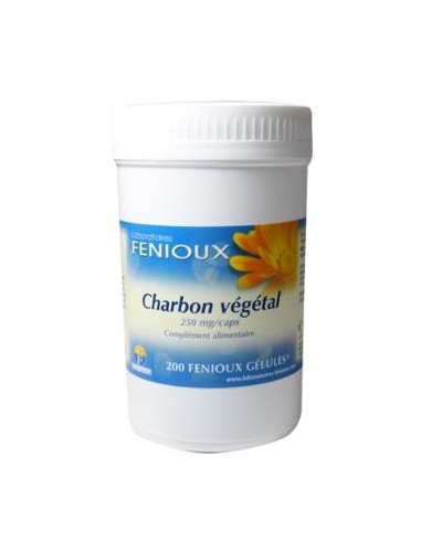 CARBON VEGETAL 250mg. 200cap. FENIOUX