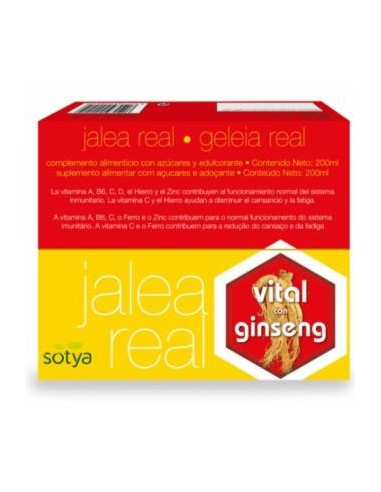 JALEA REAL VITAL ginseng 20amp. SOTYA