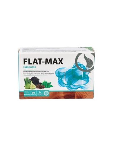 FLAT-MAX carbon vegetal 60cap. HCF