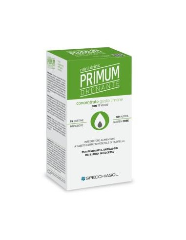 PRIMUM DRENANTE te verde-limon 15mini drinks.** SPECCHIASOL