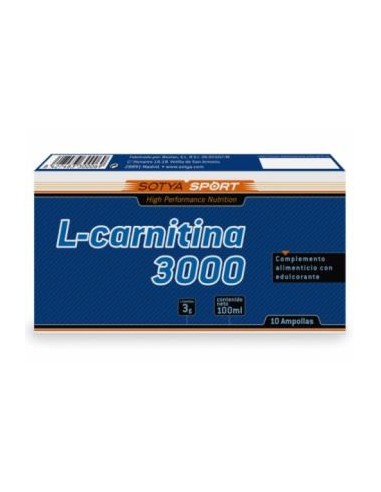 L-CARNITINA 3000mg. 10amp. SOTYA