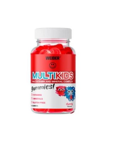 WEIDER GUMMY MULTIKIDS cherry 50gummies