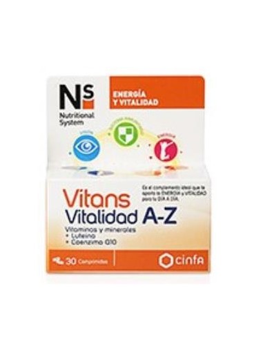 NS VITANS VITALIDAD A-Z 30 comp