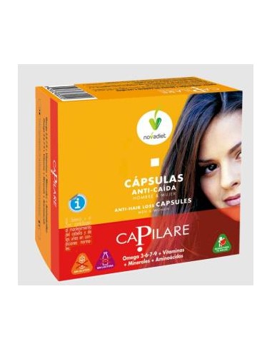 CAPILARE anticaida del cabello 60cap. NOVADIET