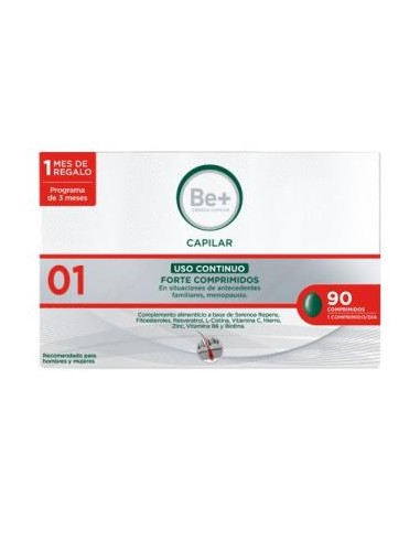 BE+ CAPILAR ANTICAIDA CONTINUO FORTE 90comp