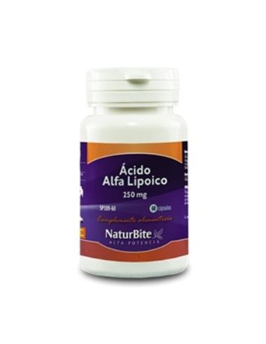 ACIDO ALFA LIPOICO 250mg. 60cap. NATURBITE