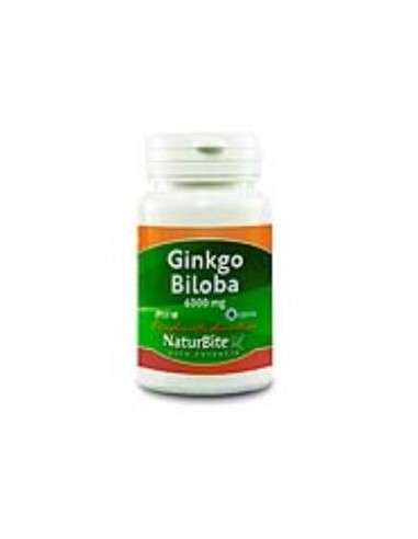 GINKGO BILOBA 6000mg. 60comp. NATURBITE