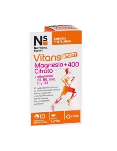 NS VITANS SPORT MAGNESIO +400 citrato 10 comp