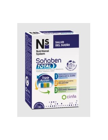 NS CINFA SOÑABEN TOTAL 30 vegcaps