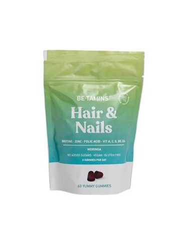 HAIR & NAILS 60gominolas BETAMINS