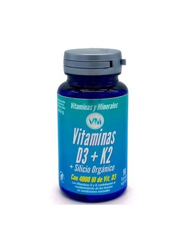 VITAMINA D3 + K2 + SILICIO 90cap. YNSADIET