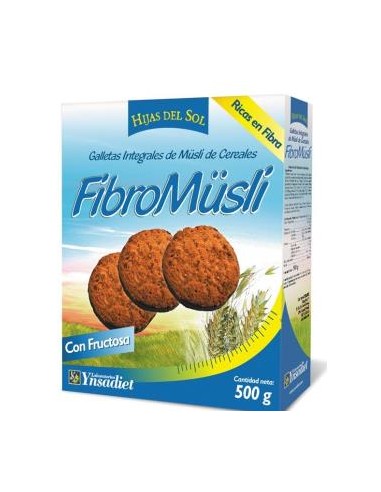 GALLETAS FIBROMUESLI CHOCOLATE 500gr. YNSADIET