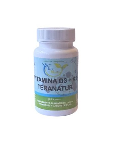 VITAMINA D3+K2 60cap. TERANATUR