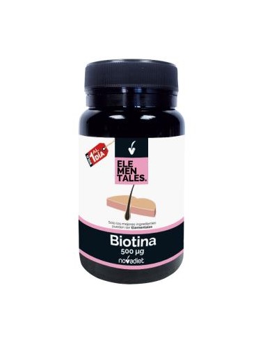 BIOTINA 500mcg 120comp. ELEMENTALES NOVADIET