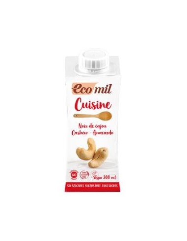 ECOMIL CUISINE ANACARDO cocina 200ml. BIO ALMOND